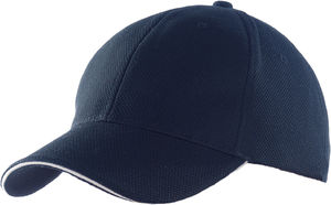 Casquette publicitaire classique 6 panneaux | Reze Marine Blanc