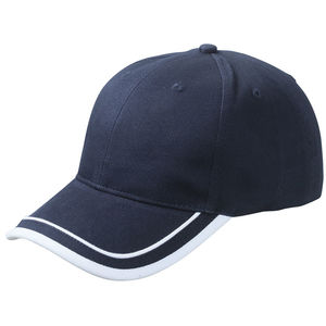 Casquette publicitaire classique 6 panneaux | Sulu Marine Blanc