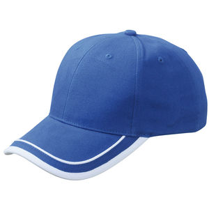 Casquette publicitaire classique 6 panneaux | Sulu Royal Blanc