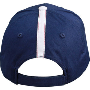 Casquette publicitaire classique 6 panneaux | Xihe Bleu Blanc Rouge 1