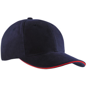 Casquette publicitaire classique 6 panneaux | Xyce Marine Rouge