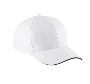 Casquette publicitaire classique 6 panneaux | Yoove Blanc Marine