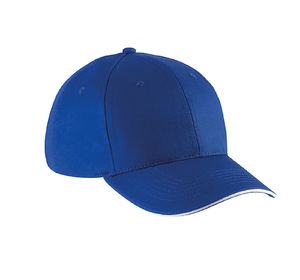 Casquette publicitaire classique 6 panneaux | Yoove Bleu royal Blanc