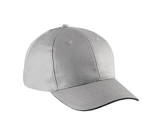 Casquette publicitaire classique 6 panneaux | Yoove Gris Clair Gris foncé