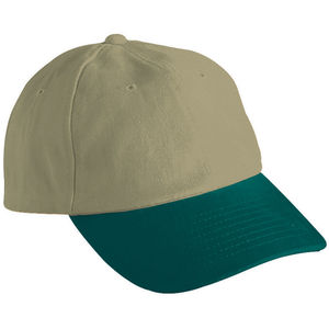 Casquette publicitaire classique 6 panneaux | Zeggy Beige Vert foncé