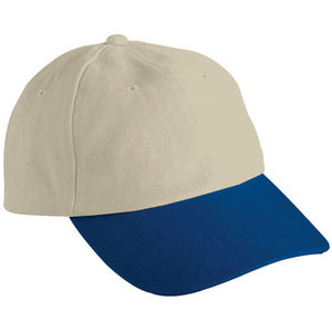 Casquette publicitaire classique 6 panneaux | Zeggy Beige clair Marine