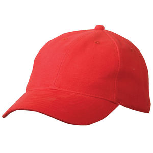 Casquette publicitaire classique 6 panneaux | Zema Rouge Vif