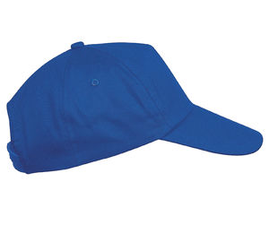 Casquette publicitaire classique 7 panneaux | First Bleu royal