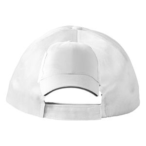 Casquette publicitaire classique 5 panneaux | Blackburn Blanc 1