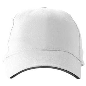 Casquette publicitaire classique 5 panneaux | Blackburn Blanc 2