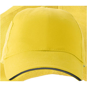 Casquette publicitaire classique 5 panneaux | Blackburn Jaune 1