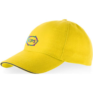 Casquette publicitaire classique 5 panneaux | Blackburn Jaune 3