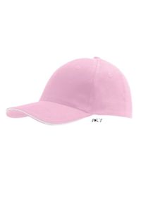 Casquette publicitaire classique 6 panneaux | Buffalo Rose Blanc