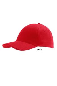 Casquette publicitaire classique 6 panneaux | Buffalo Rouge