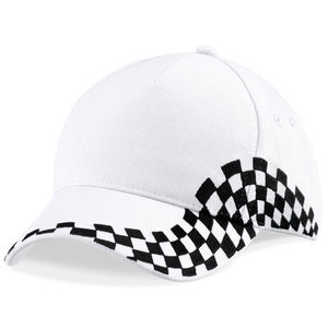 Casquette publicitaire classique 5 panneaux | Grand Prix Blanc 1