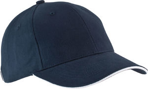 Casquette publicitaire classique 6 panneaux | Orlando Marine Blanc