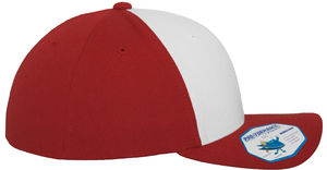 Casquette publicitaire classique 6 panneaux | Performance Rouge Blanc 2