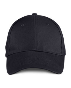 Casquette publicitaire classique 6 panneaux | Solid Brushed Noir 2