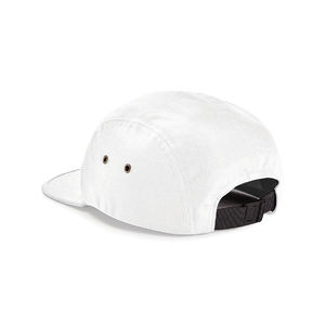 Casquette publicitaire plate 5 panneaux | Canvas Blanc 2