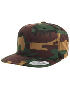 Casquette publicitaire plate 6 panneaux | Horage Camouflage 1