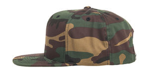 Casquette publicitaire plate 6 panneaux | Horage Camouflage 6