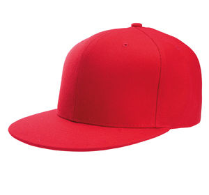 Casquette publicitaire plate 6 panneaux | Vyke Rouge