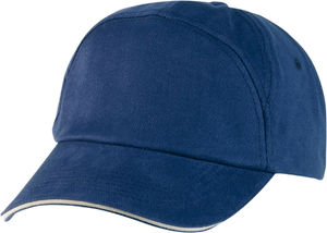 casquettes brodées Bleu marine