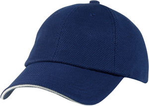 casquettes publicitaire de qualité Bleu marine Beige