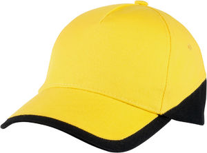 casquettes publicitaire Jaune Noir