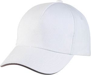 casquettes publicitaires luxe Blanc