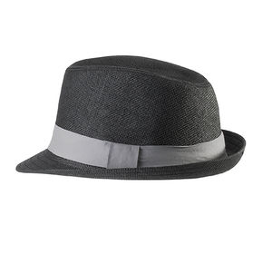 Chapeau personnalisé Panama  | Noote Noir Gris