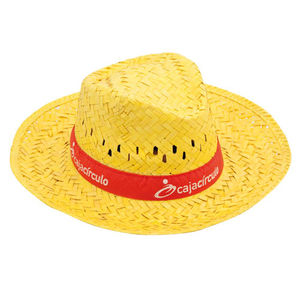 Chapeau splash publicitaire Jaune