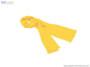 Echarpe Supporter publicitaire Jaune