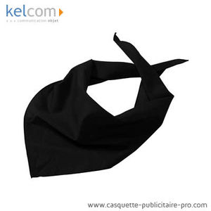 Foulard triangle multifonction Noir