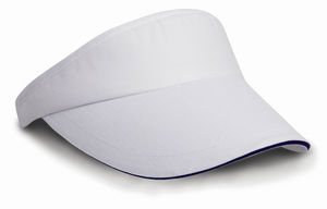 Visière publicitaire | Sport Visor Blanc Marine 3